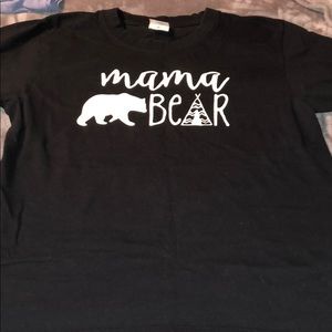 Mama Bear Black Tee